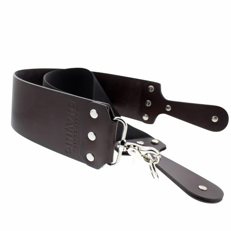 WCS 3" Hanging Strop, Leather and Nylon, Brown